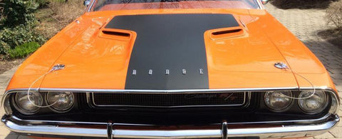 1970 Dodge Challenger Hood Blackout Stripe Kit 3443512