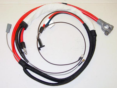1967 Plymouth Satellite Positive Hemi Battery Cable A/T w/1 prong neutral saftey switch